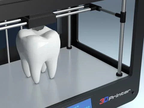 3d printing in medicine 스톡 일러스트