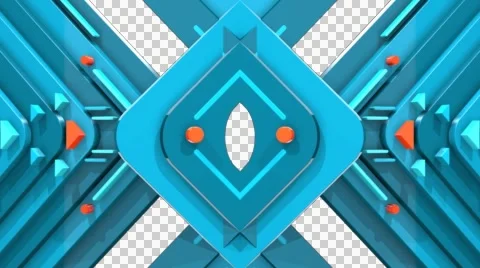 3D PRINTING MODEL TRIBAL PATTERN LEGO TRANSITION ANIMATION. ALPHA CHANNEL. Video stock 47979762