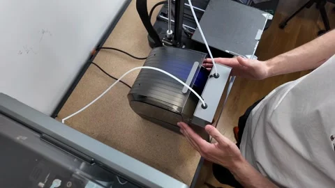 3D Printing Operation Stock Footage 312945359