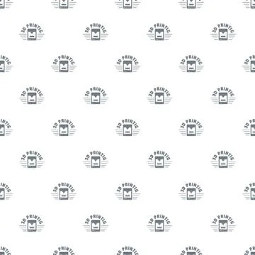 3d printing pattern vector seamless 스톡 일러스트