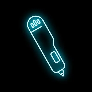 3d printing pen generating creative drawing design Stock Illustration