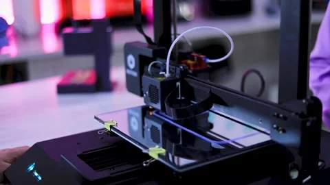 3D Printing printer Video stock 281053761