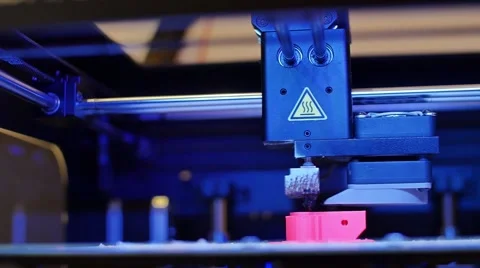 3D printing in process. Advanced technology in use. Video stock 46469879