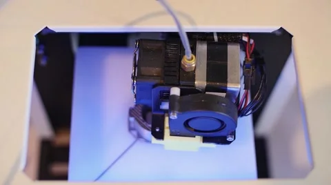 3D printing in process. Advanced technology in use. Video stock 51005094