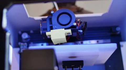 3D printing in process. Advanced technology in use. Video stock 51006667