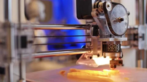 3D printing in process. Advanced technology in use. Video stock 51007966