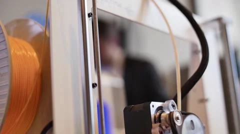 3D printing in process. Advanced technology in use. Video stock 57676481