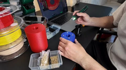 3D Printing Project Stock Footage 311658657
