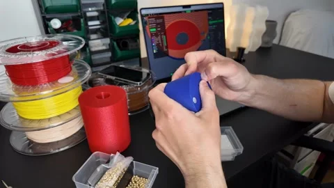 3D Printing Project Stock Footage 312945436