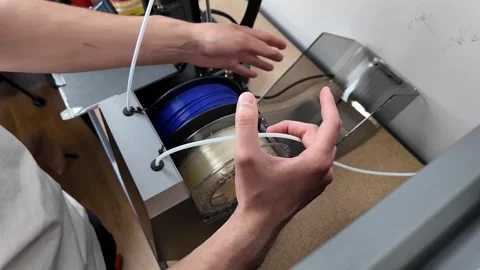 3D Printing Setup Stock Footage 312945092