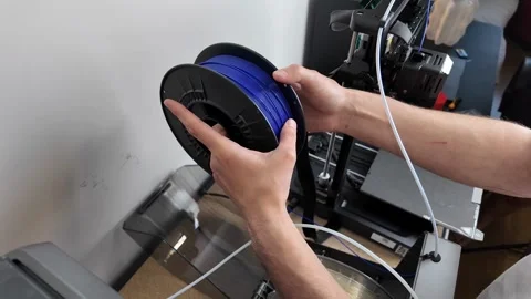 3D Printing Setup Stock Footage 312945160