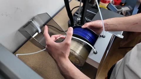 3D Printing Setup Stock Footage 312945512