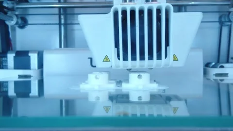 3d printing of small details Stock Footage 297599023