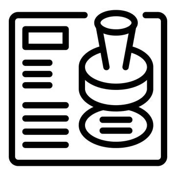 3d printing software is creating a model on a platform Stock Illustration