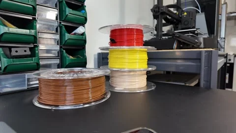 3D Printing Supplies Stock Footage 311658108