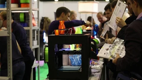 3D Printing technology Stock Footage 83413876