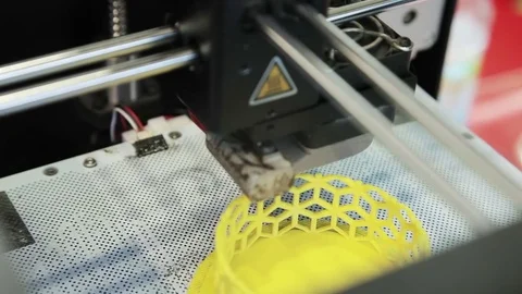 3D Printing Vase Stock Footage 73598184