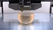 3D Printing Vase. Lockdown Stock Footage