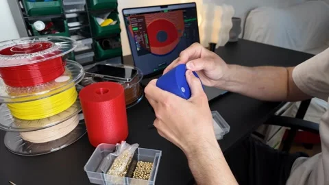 3D Printing Workshop Stock Footage 312945117