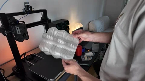 3D Printing Workshop Stock Footage 312945637