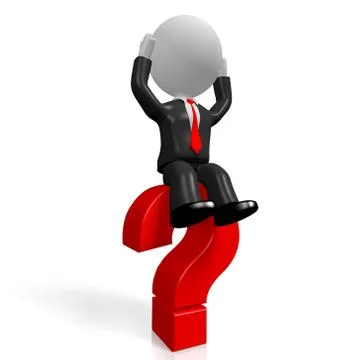 3D problem concept Stock Illustration