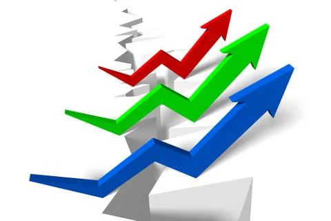 3D problem concept - obstacle Stock Illustration