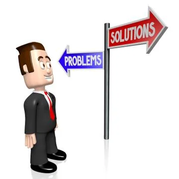 3D problems and solution concept イラスト素材
