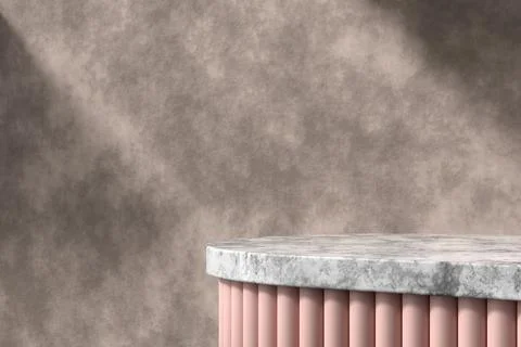 3D product display. 3D rendering. Stock Illustration