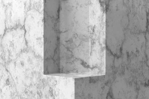 3D product display. 3D rendering. Stock Illustration