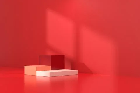 3D product display background. Display stand. Illustrazione stock