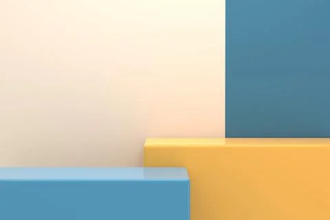 3D product display background. Stock Illustration