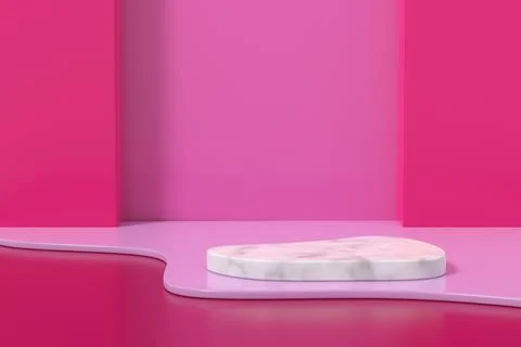 3D product display background. Stock Illustration