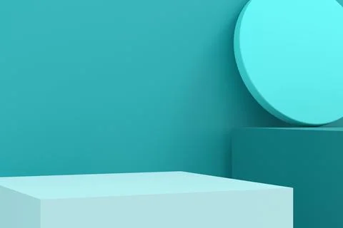 3D product display background. Illustrazione stock