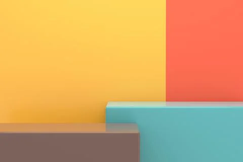 3D product display background. Stock Illustration