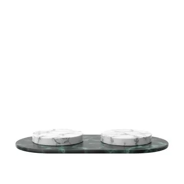 3D product display. Product comparative. 3D illustration. Stock Illustration