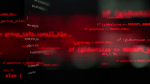3D programming code abstract technology background of software developer and Stock Footage 131101686