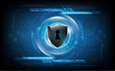 3D Protected guard shield security concept Security cyber digital Abstract te Illustrazione stock