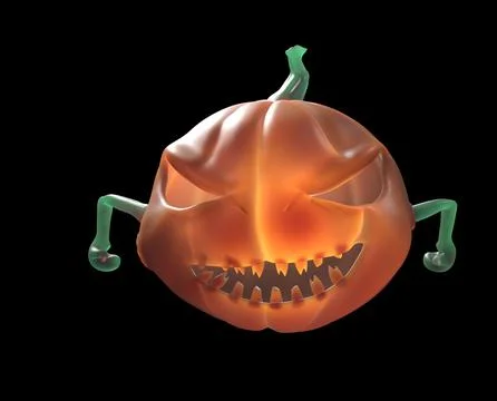 3D Pumpkin Stock-Illustration