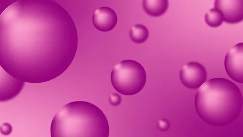 3d Purple bubbles animated background Stock Footage 311123188