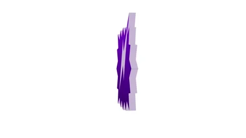 3d purple speech ballon icon rotated loopable animation white background Stock Footage 265547014