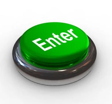 3d push button Stock Illustration