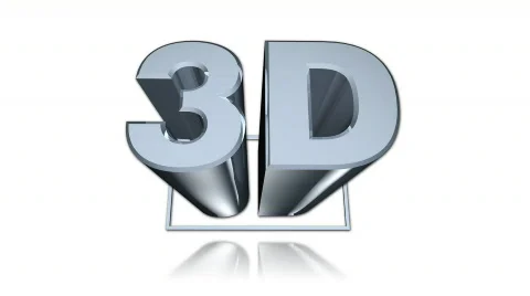 3D Push Reflected on White Vidéo 605163