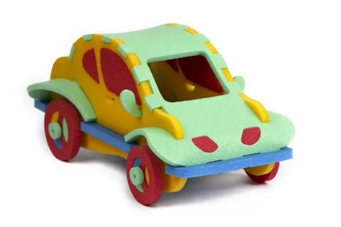 3D puzzle - car Stock Photos