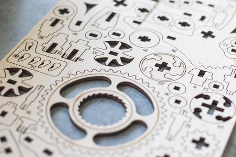 3D puzzle Stock Photos