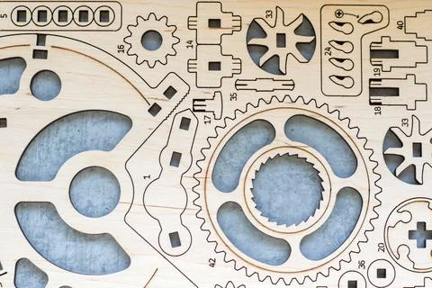 3D puzzle Stock Photos
