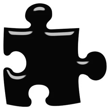 3D Puzzle Piece Stock Illustration