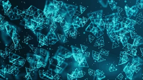 3d pyramids tech background Stock Footage 62350138