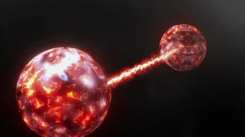 3D Quantum entanglement physics science animation background concept Stock Footage 154367399