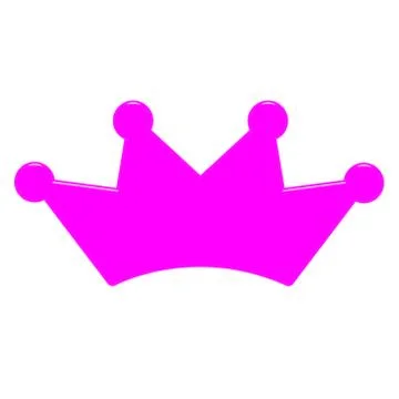 3D Queen Crown Stock Illustration