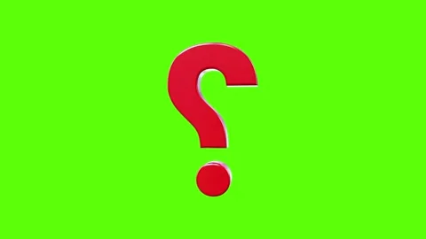 3D Question Mark animation Stock Footage 319063567